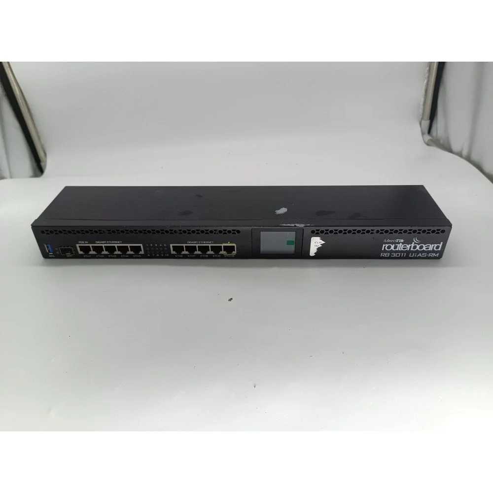 MikroTik Routerboard RB3011UiAS-RM Gigabit Ethernet 10-Port Router No PSU b1 - Picture 2 of 4